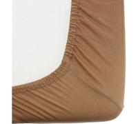 Drap housse en coton Camel (60 x 120 cm)