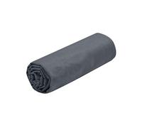 STOF - Drap Housse -Taille 160x200 cm Grand Bonnet 30 cm -100% Coton certifié Oeko-Tex - Couleur Ardoise -Modèle Eden - Linge de Lit pour Maison - Doux et Confortable pour Nid Douillet