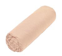 Drap Housse En Coton Jersey Uni Pêche 70X140