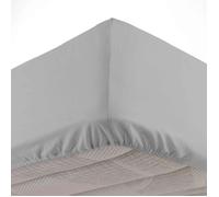 Drap Housse en Coton "Linette" 160x200cm Gris