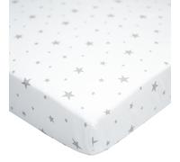 Drap-housse en coton, stella blanc