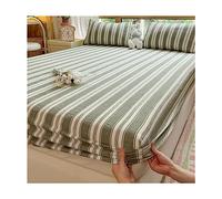 Drap-Housse en Coton Taille B King Coupe ajustée Tissage Percale Frais et léger Linge de lit à Poches Profondes