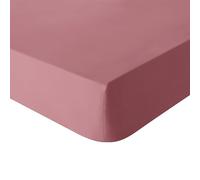 Drap-Housse en Coton, Toux Doux, Rose Indien, 160x200 cm, Essix