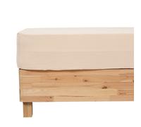 Atmosphera - Drap Housse Flora Gaze de Coton Lin 140x190cm