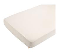 Drap housse en gaze de coton - leopard ecru 60X120