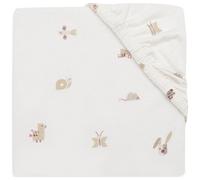 Jollein Drap-housse Jersey Animal Friends pour berceau 40/50x80/90 cm Coton Certifiée Oeko-TEX