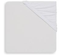 Jollein Drap-Housse en Jersey, 120 cm Longueur x 60 cm Largeur, Blanc