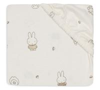 Jollein Drap-housse en jersey - pour lit enfant - Miffy Family Farm - 70/75 x 140/150 cm - drap-housse en coton - certifié OEKO-TEX