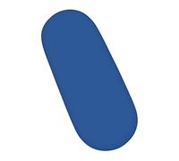 Drap-housse en jersey pour couffin 100 % coton de forme ovale (bleu roi)