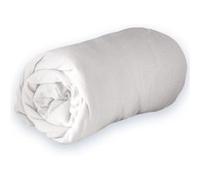 Drap housse en jersey uni Blanc 140x190 cm Blanc G