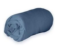 Douceur d'Intérieur Drap housse Jersy Bleu nuit 100% coton jersey 160 x 200 cm