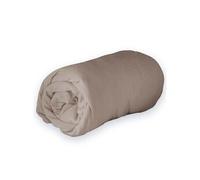 Douceur d'Intérieur – Drap-housse Jersy 140 x 190 cm – 100% coton jersey – Sable