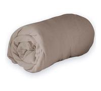 Douceur d'Intérieur – Drap-housse Jersy 140 x 190 cm – 100% coton jersey – Sable