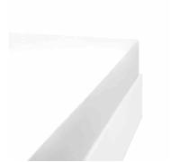 Drap housse en mélange 57 fils AISANCE Blanc 70x190