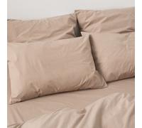 Drap Housse - En Percale De Coton Lavé - Argile