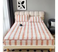 Drap-housse en polaire arctique pour grand lit, épais avec poches profondes, housse de matelas chaude et confortable pour une protection ultime du couvre-lit