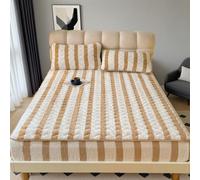 Drap-housse en polaire arctique pour grand lit, épais avec poches profondes, housse de matelas chaude et confortable pour une protection ultime du couvre-lit