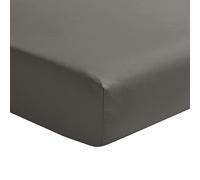 Drap-Housse en Satin de Coton, Palazzo, Zinc, 80x200 cm, Essix, Gris