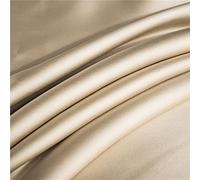 Drap-Housse en Soie de mûrier Naturelle aux Quatre Coins avec Bande élastique, Drap-Housse de Couleur Unie, Kaki Peu Profond, 160 x 200 x 25 cm