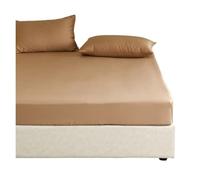 Drap-Housse en Soie Drap-Housse en Soie avec Bandes élastiques for Matelas Simple, Double, King Size, Queen, 100/140/200/220(Color 6,180x200x28ccm)