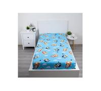 Drap-housse enfant 90x200 cm BLUEY 100% coton - housse élastique douce et respirante