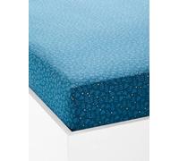 Drap-housse enfant FORET ENCHANTEE bleu 90X190