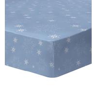Drap housse enfant imprimé 100% Coton - DISNEY FROZEN 2 FROZENIA - Blanc - 90x190/200cm