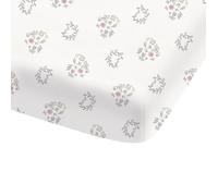 CTI Aristochat Champêtre Drap Housse, 100% Coton, Blanc, 90x190cm