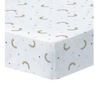 Drap housse enfant imprimé 100% Coton - GABBY ET LA MAISON MAGIQUE GARDEN - Blanc - 90x190cm