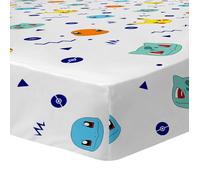 Character World Drap Housse Pokémon Ziggy 90x190/200cm - Bonnet 30cm