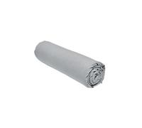 Today - Drap housse Essential 160 x 200 cm 2 personnes 100% coton uni Acier