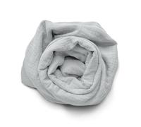 Drap-Housse Gaze de Coton - Le Clos des Songes - Linge de Lit Doux, Léger et Respirant (Gris, 160x200 cm)