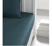 Drap housse grand bonnet PRESTIGE - TODAY - Bleu 140x190 cm
