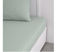 Drap housse grand bonnet PRESTIGE - TODAY - Vert 140x190 cm