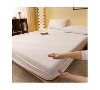 Drap-housse grande taille 100 % coton bon ajustement protecteurs pour un meilleur sommeil infroissable couvre-lits respirants California King (Couleur : B, Taille : Queen)
