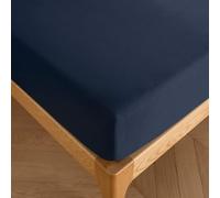 Drap Housse Grands Bonnets 30 cm Prémium (Bleu Nuit, Drap Housse 140 x 190 + 30 cm lit 2 Places)