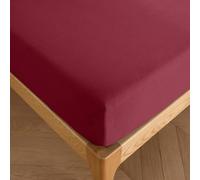 Drap Housse Grands Bonnets 30 cm Prémium (Grenat, Drap Housse 90 x 190 + 30 cm lit 1 Place)