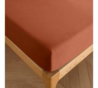 Drap Housse Grands Bonnets 30 cm Prémium (Paprika, Drap Housse 90 x 190 + 30 cm lit 1 Place)