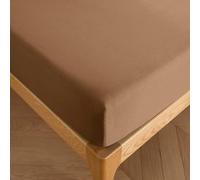 Drap Housse Grands Bonnets 30 cm Prémium (Taupe, Drap Housse 200 x 200 + 30 cm lit 2 King Size)