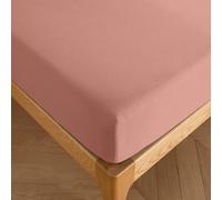 Drap Housse Grands Bonnets 30 cm Prémium (Vieux Rose, Drap Housse 200 x 200 + 30 cm lit 2 King Size)