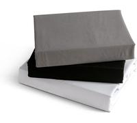 Drap-Housse Gris 140x200cm En Microfibre Brossée Avec Poche De 30 Cm De Profondeur Doux Et Respirant