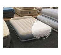 Pack matelas gonflable Pillow Rest Mid Rise 2 places Intex + Drap housse Blanc