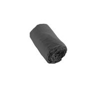 Drap housse gris 180x200 cm flanelle -