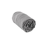 Drap housse gris 180x200 cm viscose -