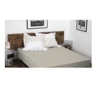 HOME LINGE PASSION, Drap Housse Beige Ivoire 180x200 +35 cm 100% Coton 57 Fils (Label Oeko-TEX)