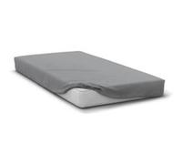 Drap Housse 180 X 200 + 30 CM Bonnet Gris Clair