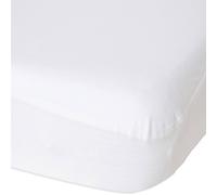 Drap Housse Imperméable 2 En 1 Blanc 40X80