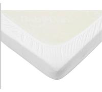 Drap-housse imperméable Baby Dan pour berceau, drap antiénurique blanc (75 x 30 cm)