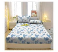 Drap Housse Imprimé 1 Drap-Housse Mat imprimé d'animaux Amusants de Dessin animé, Couvre-lit Chambre à Coucher, literie (à l'exclusion des taies d'oreiller)(Color 7,138x190cm)