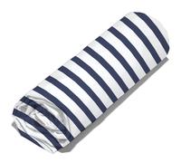 Drap Housse imprimé 140x200 cm 100% Coton Issu de l'agriculture Biologique AIR Bleu Bonnet 30 cm